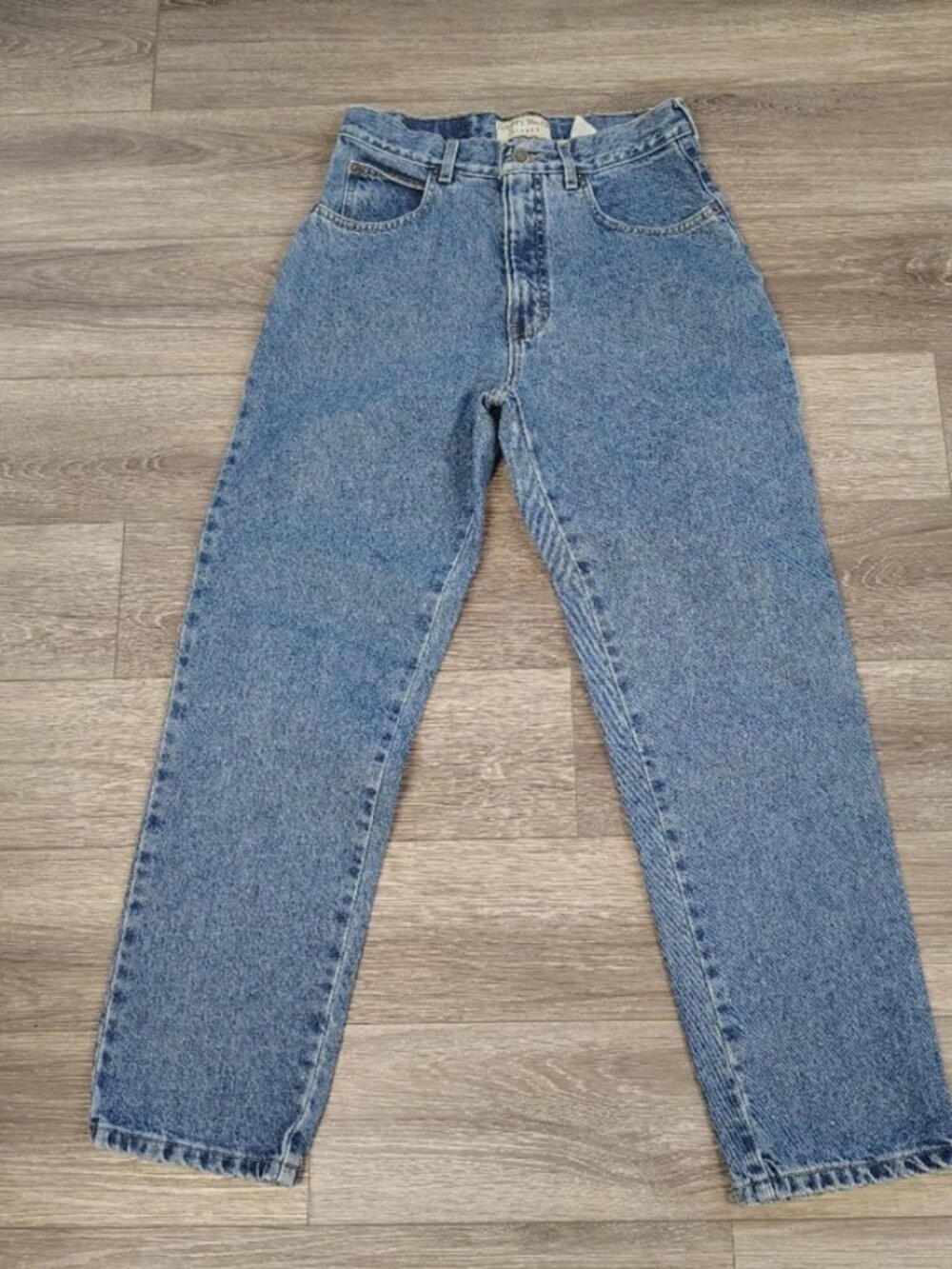 Vintage High Rise County Seat Light Wash Denim Jeans 7S